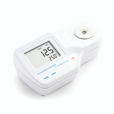 Digital Refractometer HI96803 for % Glucose Analysis, ±0.2% Accuracy, Laboratory | EnvMart