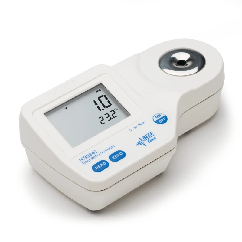 Digital Beer Refractometer HI96841, 0–30 °Plato, Automatic Temp Compensation | EnvMart