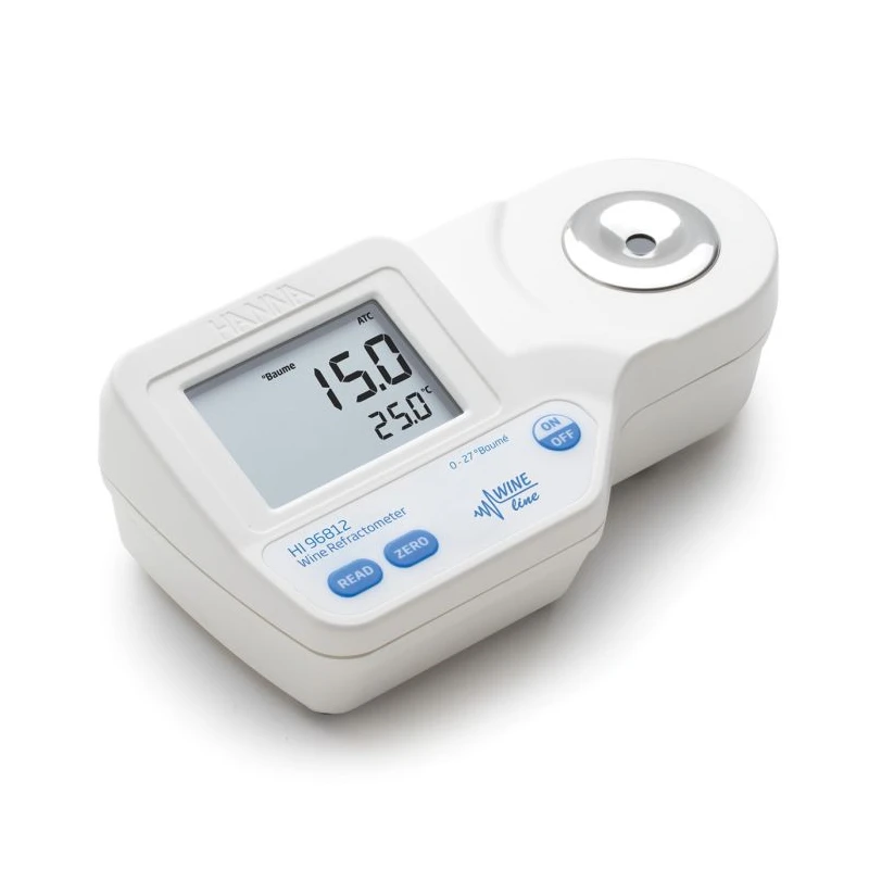 Digital Refractometer HI96812 Sugar (°Baume), Wine Juice Analysis | EnvMart