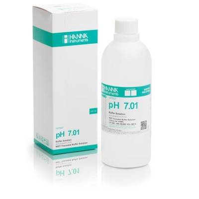Hanna Instruments HI7007L pH 7.01 Calibration Solution 500 mL ±0.01 pH Accuracy | EnvMart