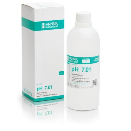 Hanna Instruments HI7007L pH 7.01 Calibration Solution 500 mL ±0.01 pH Accuracy | EnvMart