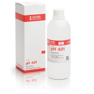 Hanna Instruments HI7004L pH 4.01 Calibration Solution, 500 mL, ±0.01 pH Accuracy | EnvMart