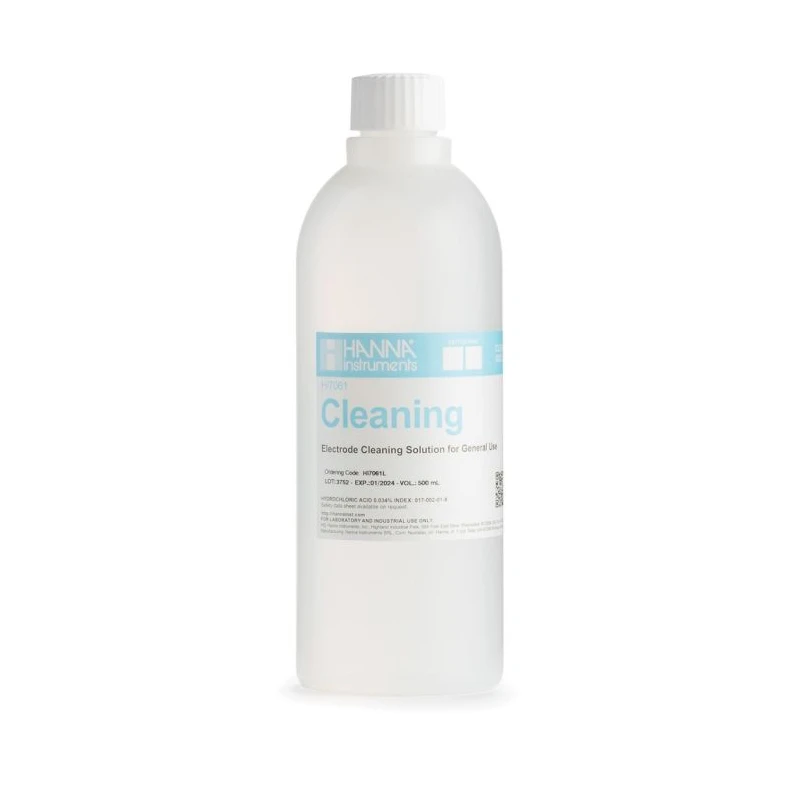 HI7061L General Purpose Cleaning Solution 500 mL for Laboratory Electrodes | EnvMart