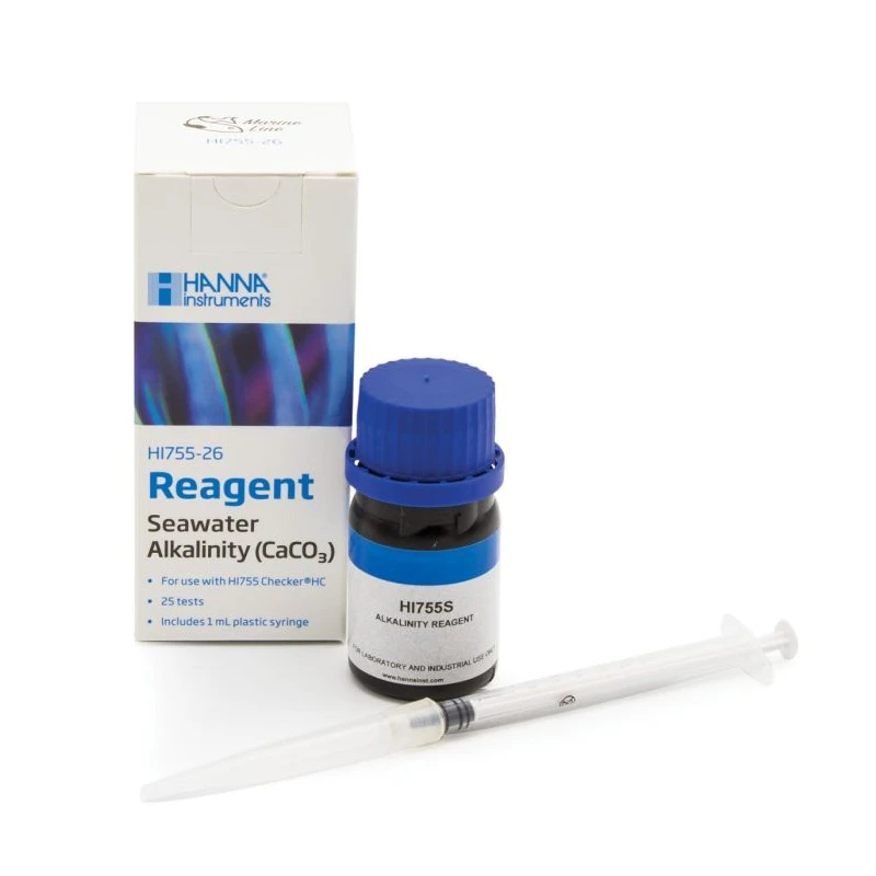 Hanna HI755-26 Marine Alkalinity Checker HC Reagents 25 Tests Colorimetric | EnvMart