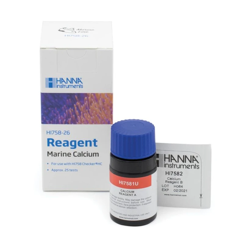 HI758-26 Marine Calcium Checker HC Reagents 25 Tests Kit | Zincon Method | EnvMart