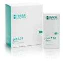 Hanna Instruments HI70007P pH 7.01 Calibration Buffer Sachets 25 x 20 mL ±0.01 pH Accuracy | EnvMart