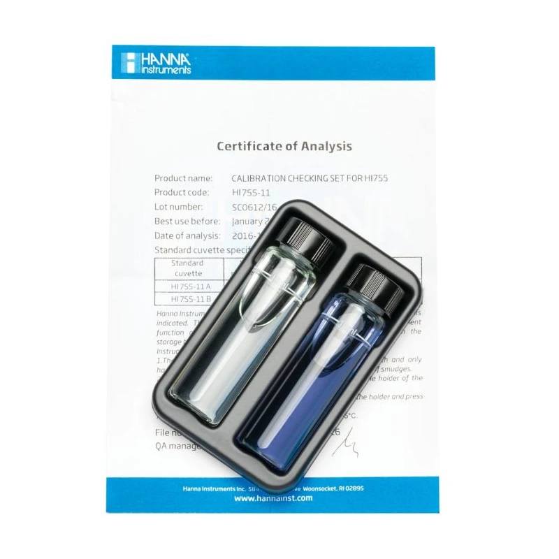 HI755-11 Marine Alkalinity Checker HC Calibration Check Set 100 ±10 ppm CaCO₃ | EnvMart