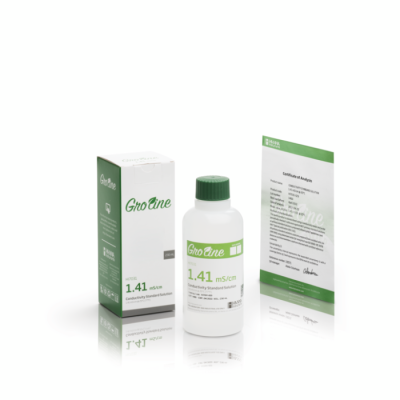 Hanna HI7031-023 GroLine 1413 µS/cm Conductivity Standard Calibration Solution 230 mL | EnvMart