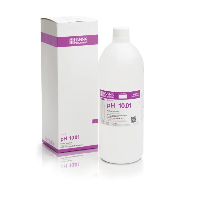 Hanna HI7010/1L pH 10.01 Calibration Solution 1L Violet | EnvMart