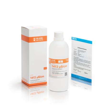 Hanna HI7031/1L Conductivity Standard Solution 1413 µS/cm 1L Bottle | EnvMart