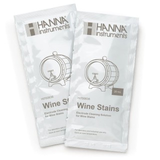 Hanna HI700640P Cleaning Solution Milk Deposits for pH Electrodes 25 x 20 mL Sachets | EnvMart
