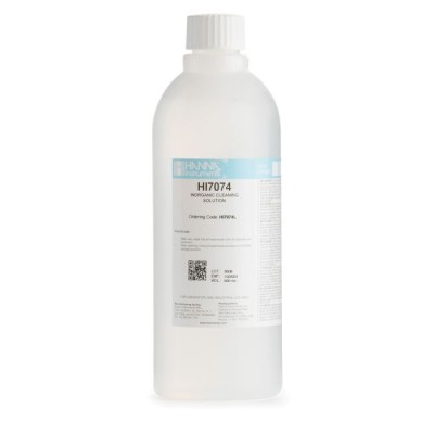 HI7074L Electrode Cleaning Solution for Inorganic Substances, 500 mL | EnvMart