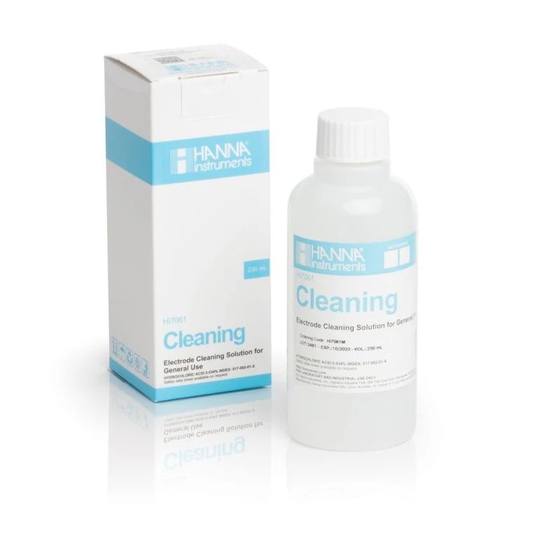 General Purpose Electrode Cleaning Solution HI7061M 230 mL | Laboratory Grade | EnvMart