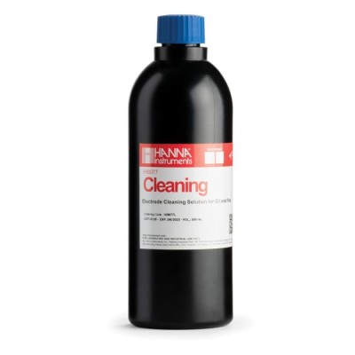 Hanna HI8077L Cleaning Solution for Oil and Fats, FDA Bottle, 500 mL | EnvMart