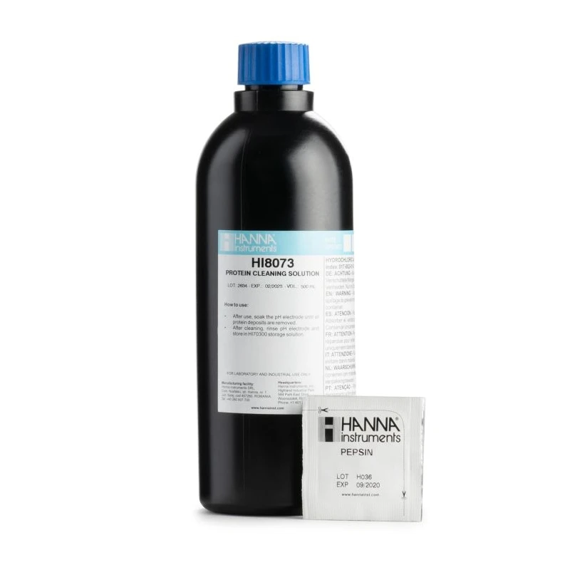 Enzymatic Cleaning Solution for Proteins HI8073L, 500 mL, FDA Bottle | EnvMart