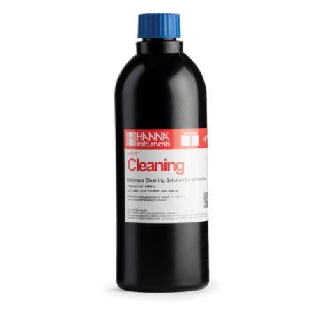 General Purpose Electrode Cleaning Solution HI8061L FDA Bottle 500 mL | EnvMart