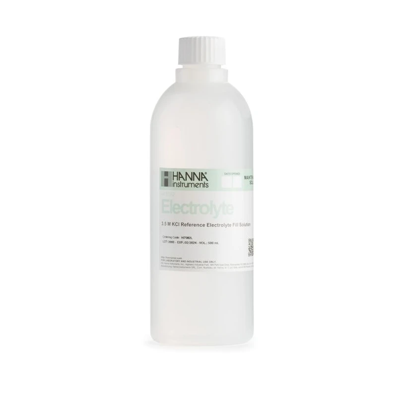Electrolyte Solution 3.5M KCl HI7082L Laboratory Grade 500 mL Bottle | EnvMart