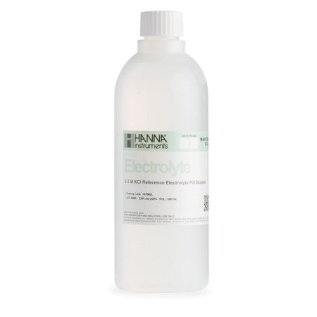 Electrolyte Solution 3.5M KCl HI7082L Laboratory Grade 500 mL Bottle | EnvMart