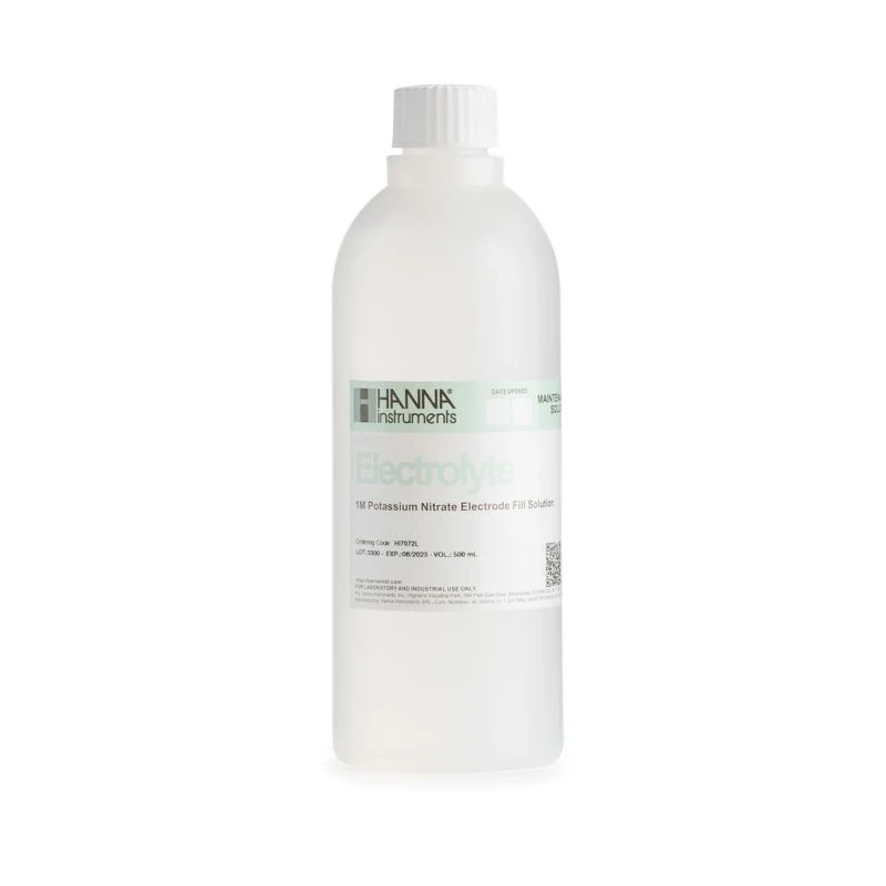 HI7072L 1M KNO3 Electrode Fill Solution 500 mL | Lab Chemical & Solution | EnvMart