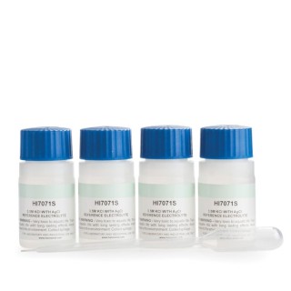 Electrolyte Fill Solution HI7071 3.5M KCl + AgCl 30 mL x 4 | Laboratory Electrode Refill | EnvMart
