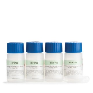 HI7076 Electrolyte Fill Solution 1M NaCl 30 mL x 4 Bottles for Ion Selective Electrodes | EnvMart