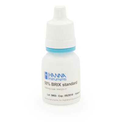50% Brix Standard Solution HI4020-11 Calibration Reagent 10 mL | EnvMart