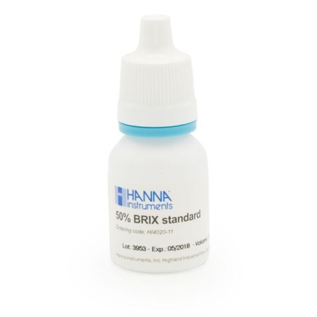 50% Brix Standard Solution HI4020-11 Calibration Reagent 10 mL | EnvMart
