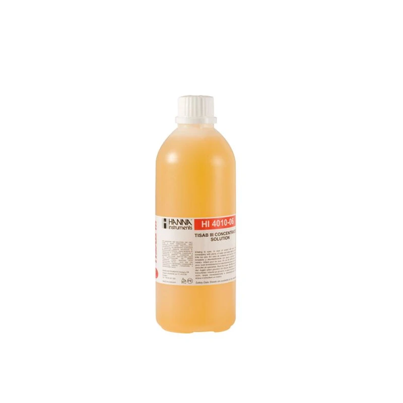 Hanna HI4010-06 TISAB III Concentrate Solution 500 mL for Fluoride ISE | EnvMart