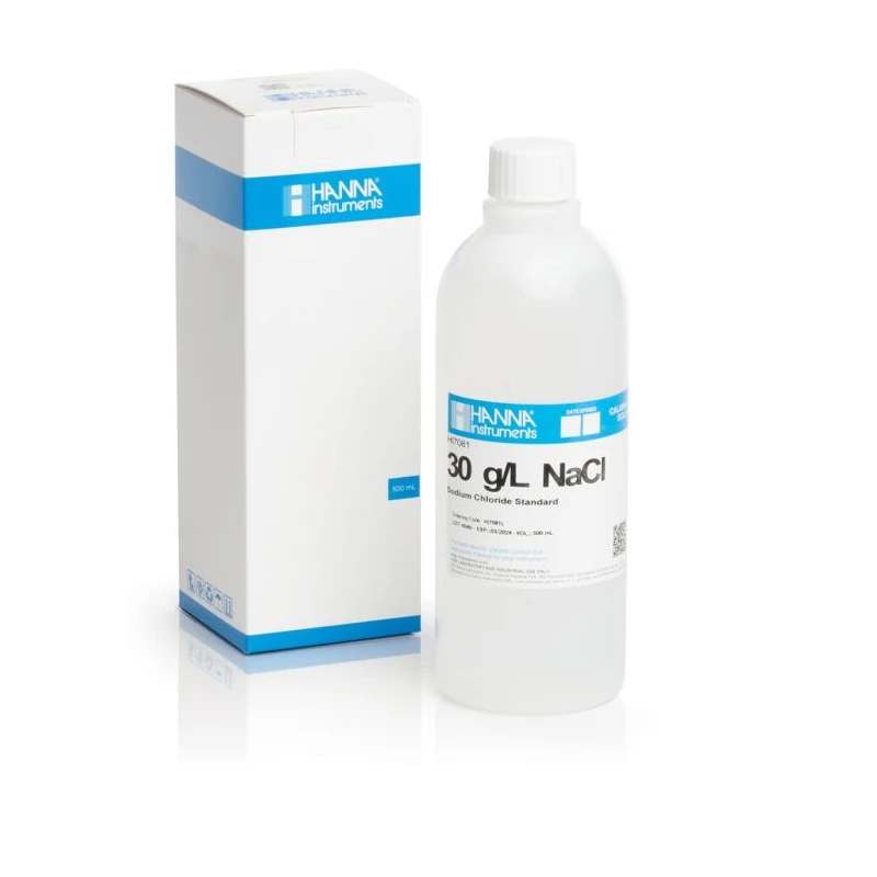 30 g/L Sodium Chloride Standard Solution HI7081L 500 mL Calibration | EnvMart