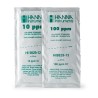 Hanna 10 ppm and 100 ppm Chloride Calibration Standard Sachets for HI9829 (10 x 25 mL each) - HI9829-12/13