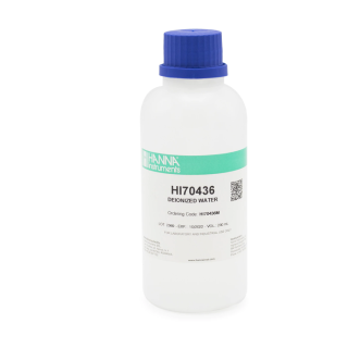 Deionized Water HI70436M Laboratory Grade 230 mL Air-Tight Bottle | EnvMart