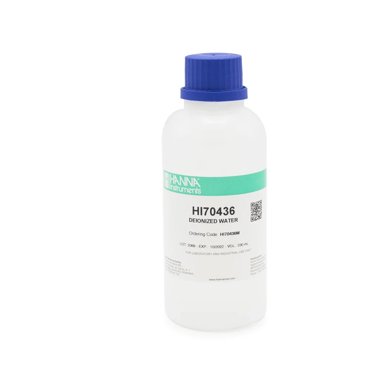 Deionized Water HI70436M Laboratory Grade 230 mL Air-Tight Bottle | EnvMart