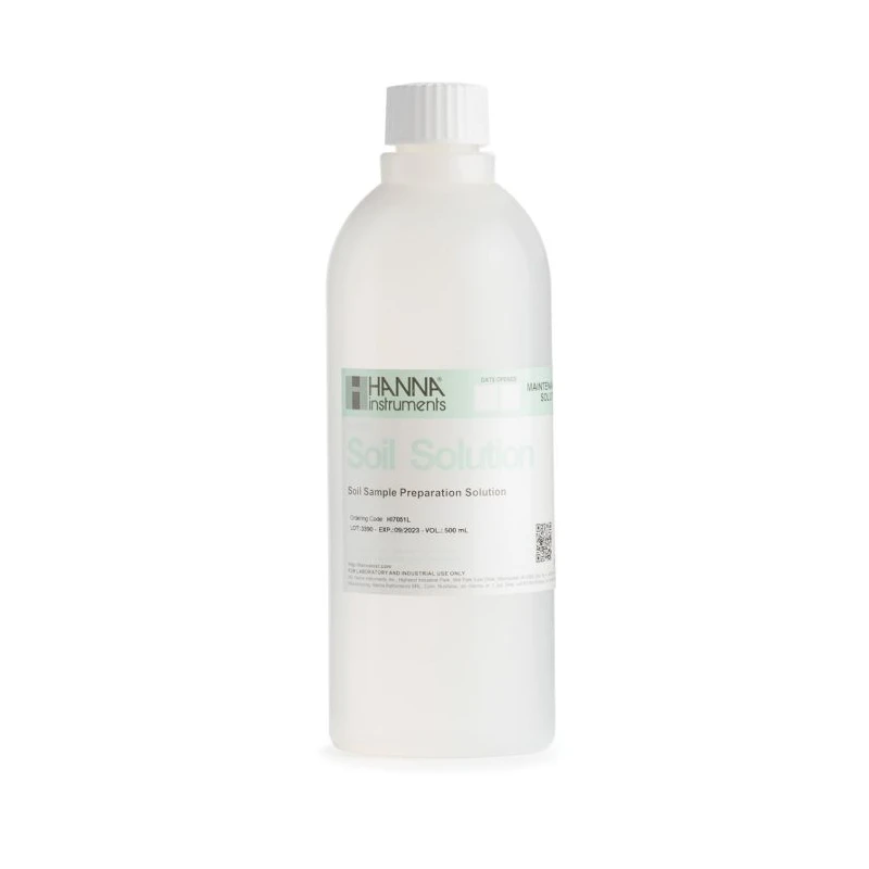 Hanna HI7051L Soil Sample Preparation Solution 500 mL for pH Measurement | EnvMart