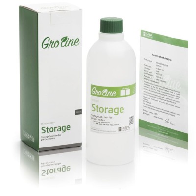 GroLine HI70300-050 Electrode Storage Solution 500 mL for pH/ORP Electrodes | EnvMart
