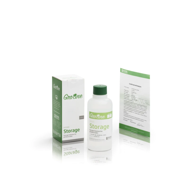 GroLine HI70300-023 Electrode Storage Solution 230 mL for pH & ORP Electrodes | EnvMart