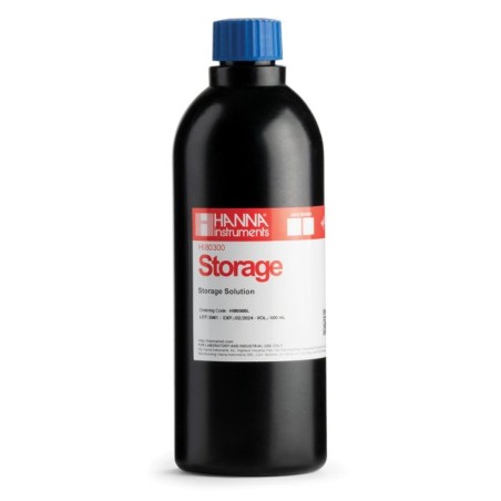 Hanna Instruments HI80300L Electrode Storage Solution 500 mL | EnvMart