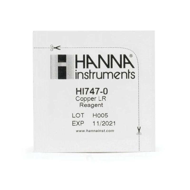 HI747-25 Copper Low-Range Checker HC Reagents 25 Tests Bicinchoninate EPA Method | EnvMart