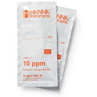 10 ppm Ammonium Calibration Standard Sachets HI9829-10 | Laboratory, Water Quality | EnvMart