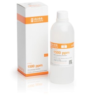 Hanna HI70442L 1500 mg/L TDS Calibration Solution 500 mL | EnvMart