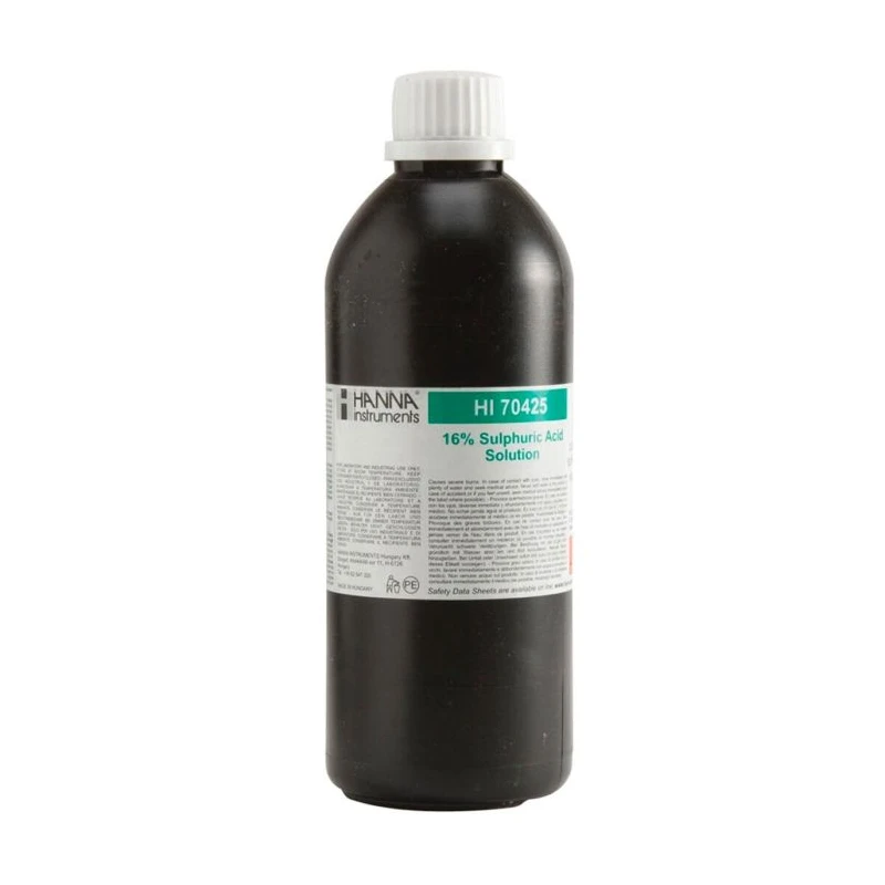 Hanna HI70425 Sulfuric Acid Reagent 16% 500 mL | Laboratory Chemical | EnvMart
