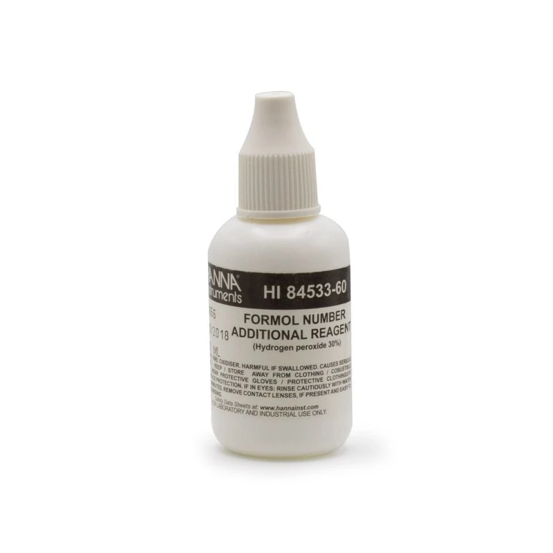 HI84533-60 Hydrogen Peroxide Reagent 30 mL for Formol Number Mini Titrator | EnvMart