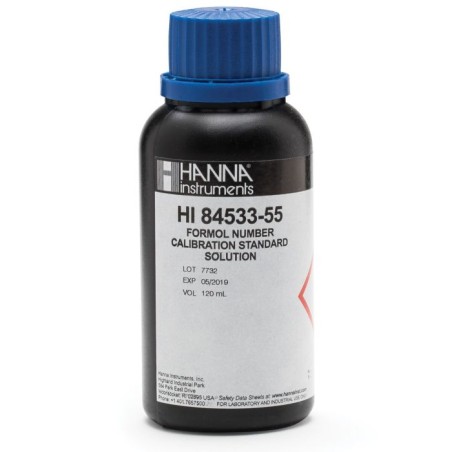 Hanna HI84533-55 Pump Calibration Standard Solution 120 mL for HI84533 Mini Titrator | EnvMart