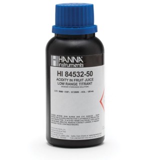 Low Range Titrant HI84532-50 for Fruit Juice Mini Titrator, 120 mL | EnvMart