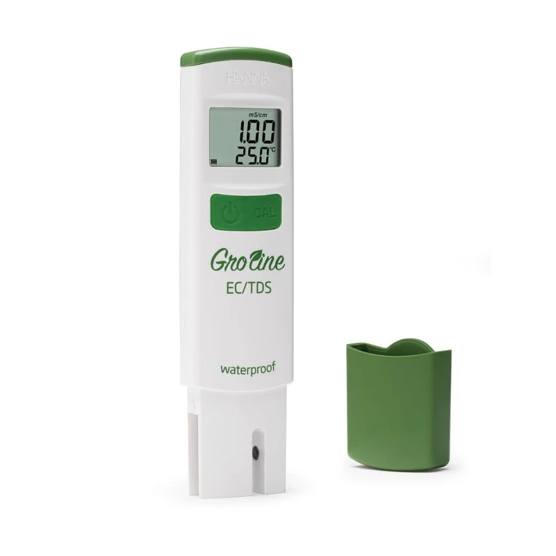 Hanna HI98318 GroLine EC/TDS Tester Waterproof for Hydroponics | EnvMart