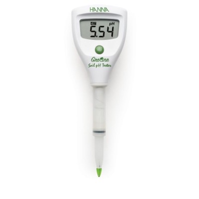 GroLine HI981030 Soil pH Tester | ±0.05 pH Accuracy, Pocket Size, Replaceable Electrode | EnvMart