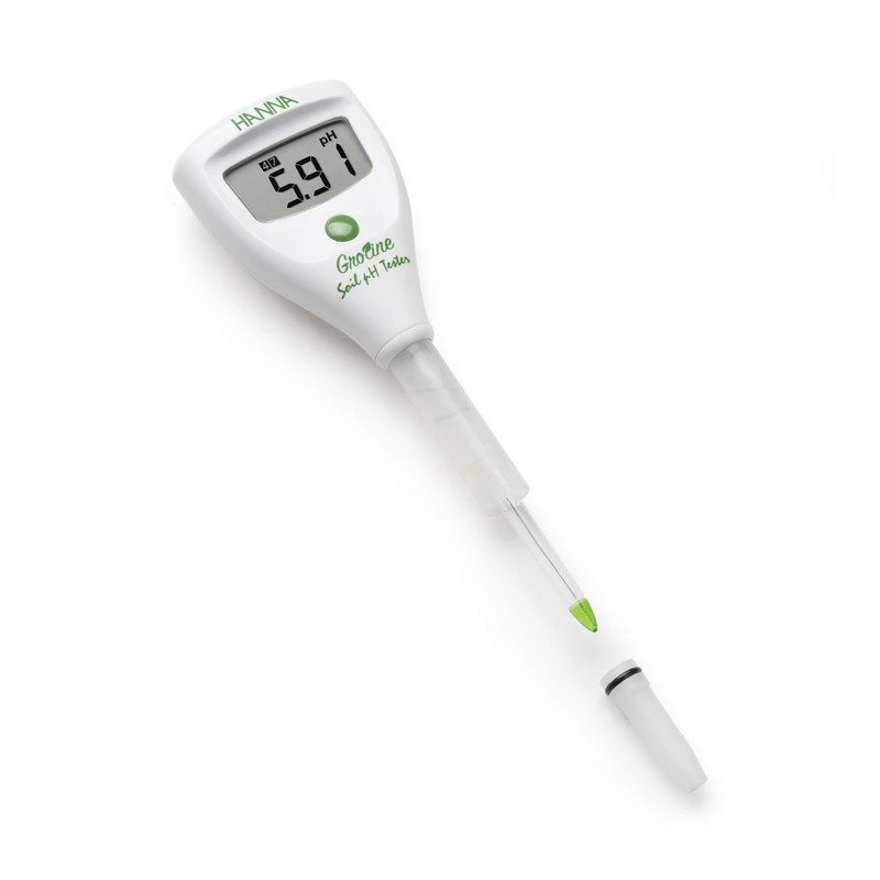 GroLine HI981030 Soil pH Tester | ±0.05 pH Accuracy, Pocket Size, Replaceable Electrode | EnvMart