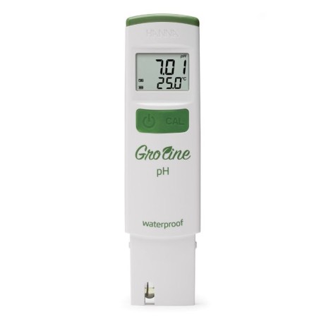 GroLine HI98118 Waterproof pH Tester, 0.01 Resolution, ATC, Hydroponics | EnvMart