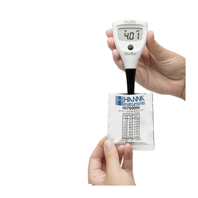 GroLine HI98115 Hydroponics pH Tester 0.01 Resolution Automatic Calibration | EnvMart