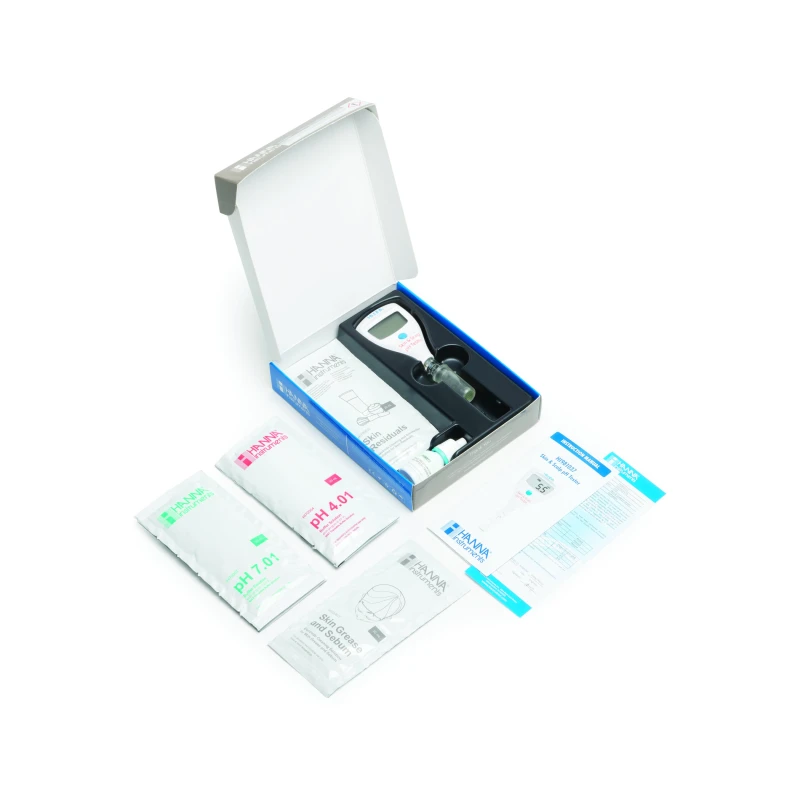Hanna HI981037 Skin and Scalp pH Tester ±0.05 pH Accuracy | EnvMart