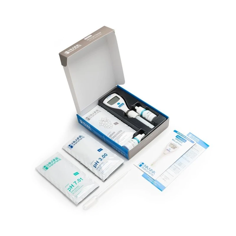 HI981033 Foodcare Wine pH Tester, 0.01 pH Resolution, ±0.05 pH Accuracy | EnvMart